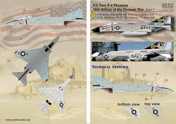 US Navy F4 Phantom Mig Killers of the Vietnam War part 1 PRS48-147
