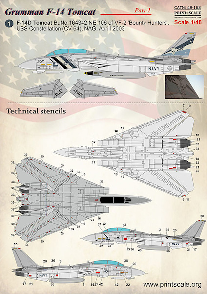 Grumman F14D Tomcat Part 1  PRS48-163