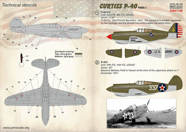 Curtiss P40C Part 1 PRS48-168