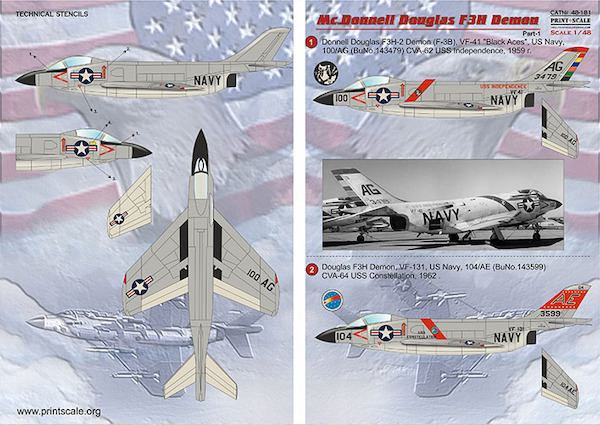 Douglas F3H Demon part 1 PRS48-181