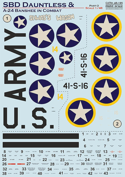SBD Dauntless & A24 Banshee in Combat Part 3 PRS48-195