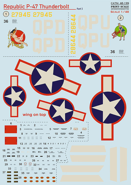 Republic P47 Thunderbolt Part 3 PRS48-199