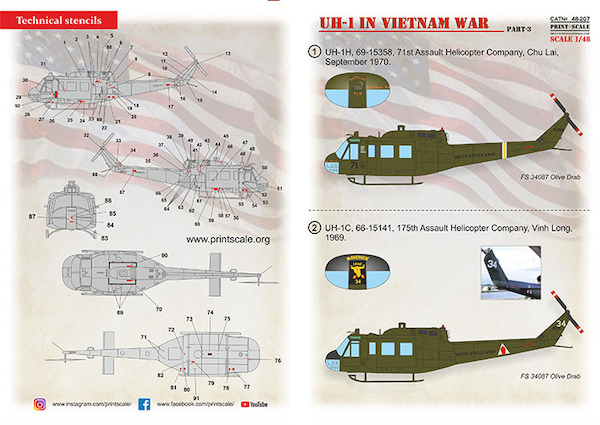 Bell UH1 in Vietnam War part 3 PRS48-207
