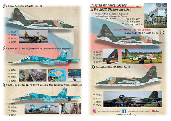 Russian Air Forces Losses in the 2022 Ukraine Invasion Part 1  PRS48-219