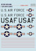 F100 Super Sabre technical Stencils  PRS48-221