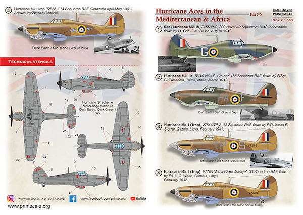 Hurricane Aces in the Mediteranean & Africa Part 5  PRS48-233