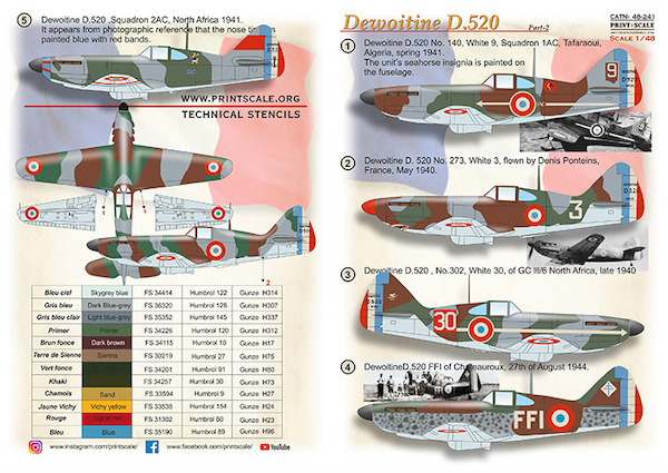 Dewoitine D520 Part 2 PRS48-241
