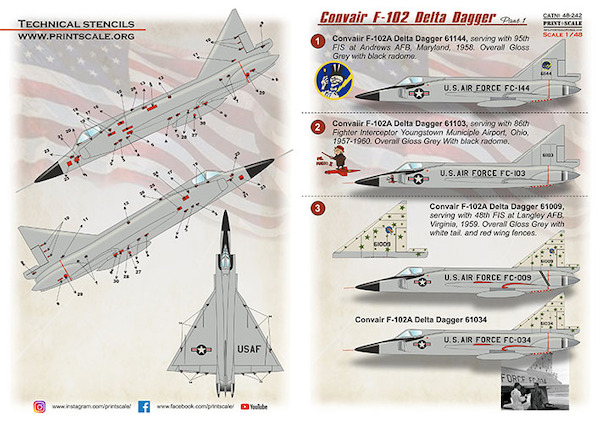 Convair F-102 Delta Dagger Part 1 PRS48-242