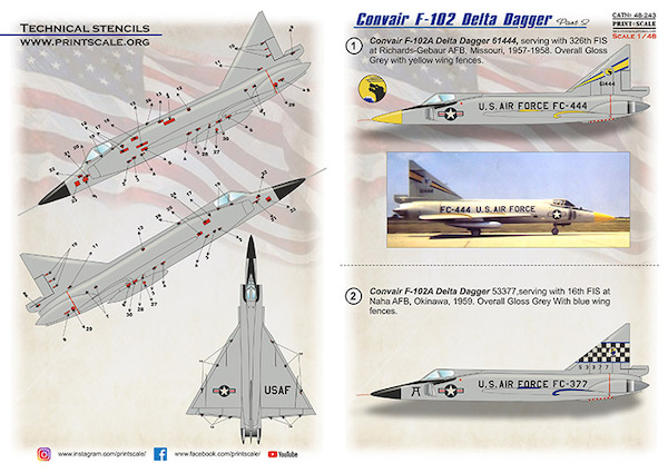 Convair F-102 Delta Dagger Part 2 PRS48-243