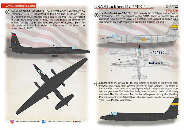 USAF Lockheed U2/TR-1 Part 2 PRS48-248