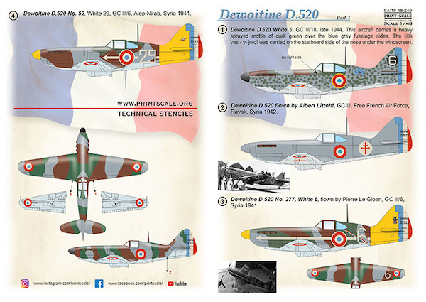 Dewoitine D520 Part 1 PRS48-249