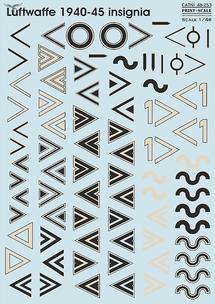 Luftwaffe 1940-45 insignia. Winkel. Part 2 PRS48-253