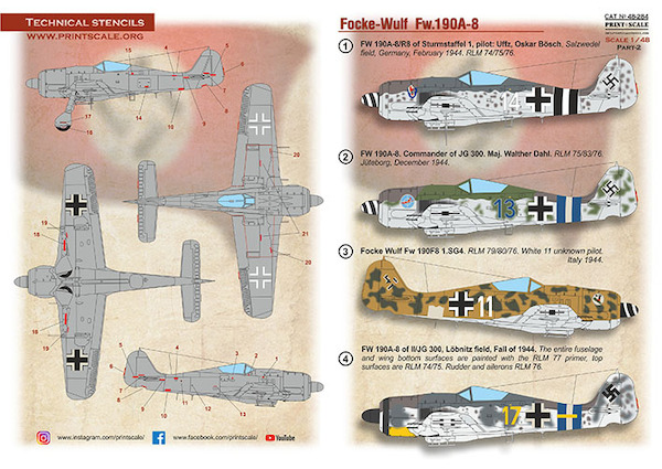 Focke Wulf Fw190A-8  Part 2  PRS48-284