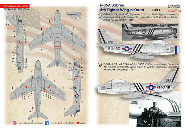 F86A Sabres 4th Fighter Wing in Korea Part 1 PRS48-304