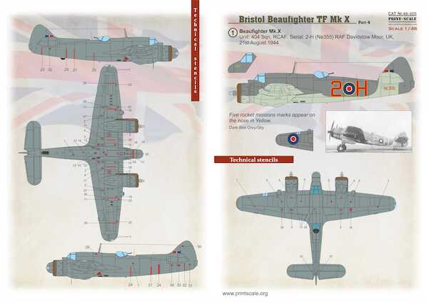 Bristol Beaufighter TF Mk X Part 4 PRS48-305