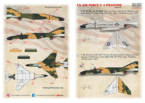 US Air Forces F-4C/D Phantom. Part 2  PRS48-316