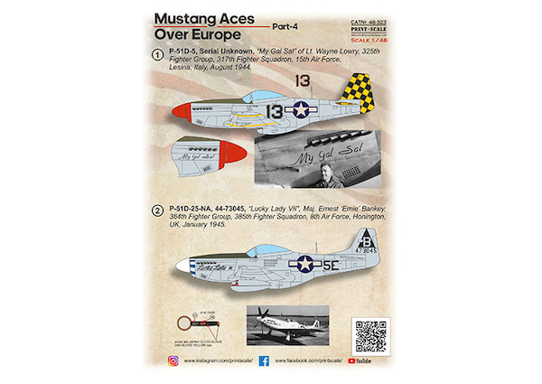 P51 Mustang Aces over Europe. Part 4  PRS48-323