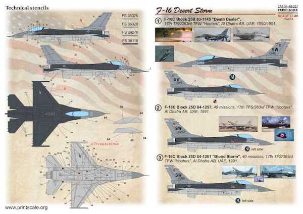 F16C Desert Storm. Part 1  PRS48-331