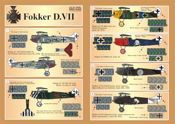 Fokker DVII part 1  PRS72-024
