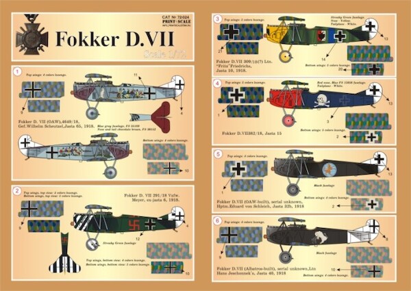 Fokker DVII part 1 PRS72-024