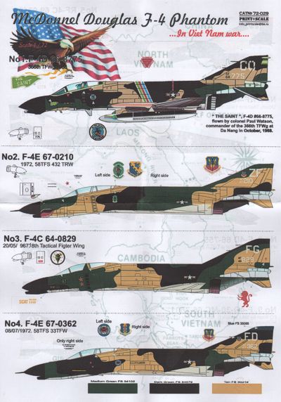 McDonnell Douglas F4 Phantom II PRS72-029