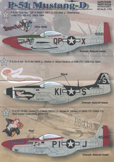 P51D Mustang PRS72-039
