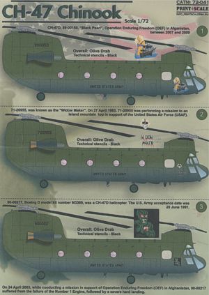 CH47 Chinook (US Army)  PRS72-041