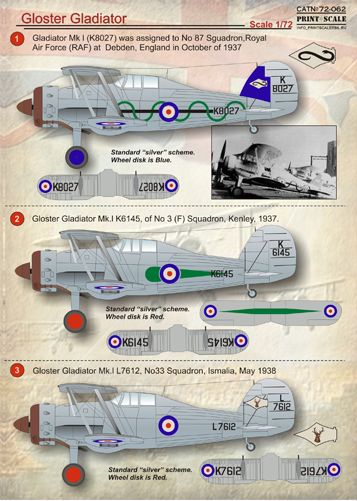 Gloster Gladiator Part 1  PRS72-062