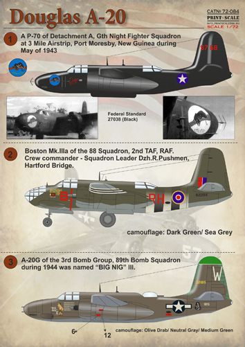 Douglas A20 Havoc PRS72-084