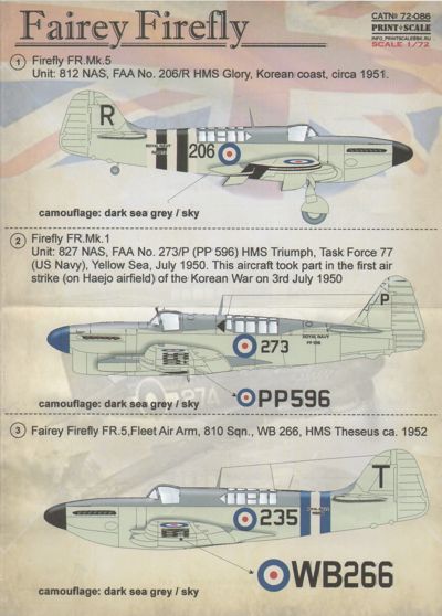 Fairey Firefly  PRS72-086