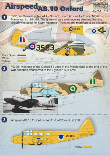 Airspeed AS10 Oxford PRS72-089