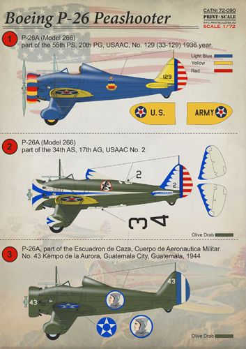 Boeing P-26 Peashooter  PRS72-090