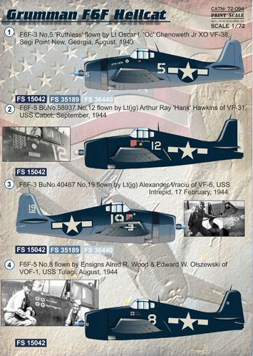 Grumman F6F Hellcat PRS72-094
