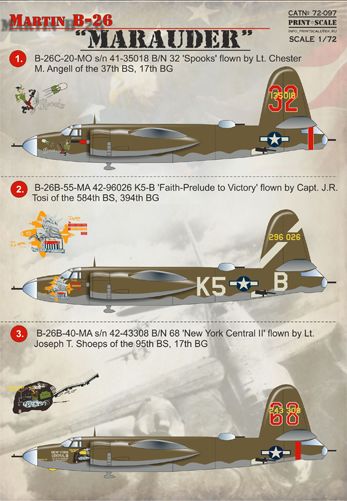 Martin B-26 Marauder PRS72-097