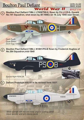 Boulton-Paul Defiant PRS72-120
