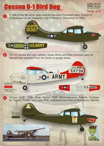 Cessna O-1 Bird Dog PRS72-131