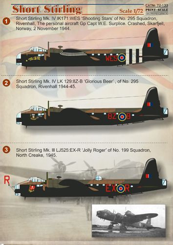 Short Stirling (RAF, Soviet AF)  PRS72-133