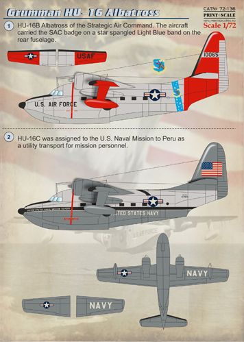 Grumman HU-16 Albatross PRS72-136