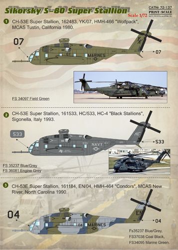 Sikorsky S-80 Super Stallion PRS72-137