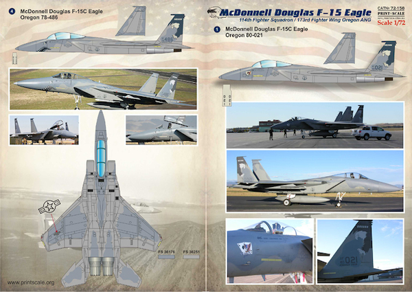 McDonnell Douglas F15 Eagle  PRS72-158