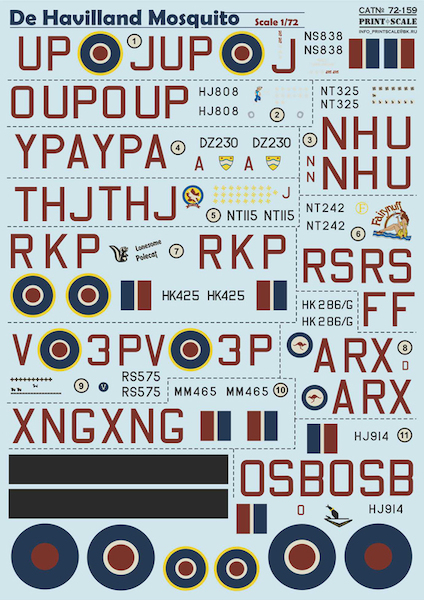 De Havilland Mosquito  PRS72-159