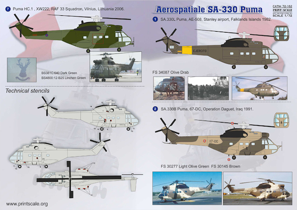 Aerospatiale SA330 Puma  PRS72-162