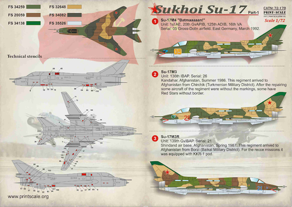 Suchoi Su17M-3 Fitter Part 1 (USSR) PRS72-178