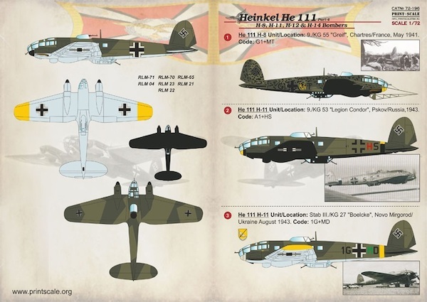 Heinkel He111 part 4  PRS72-196