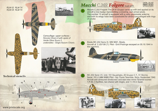 Macchi MC202 Folgore PRS72-197