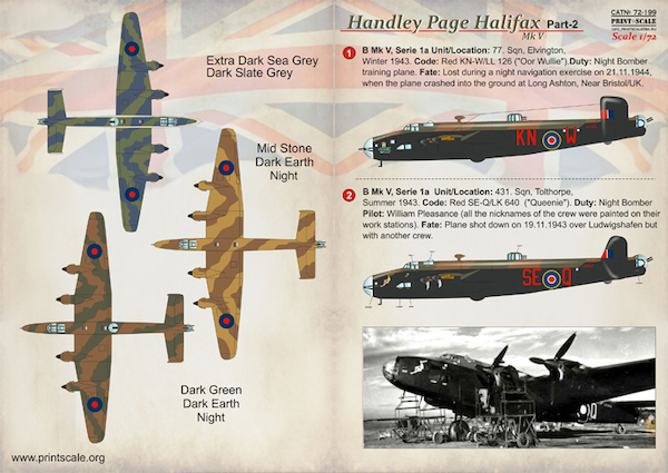 Handley page Halifax MKV Part 2 PRS72-199