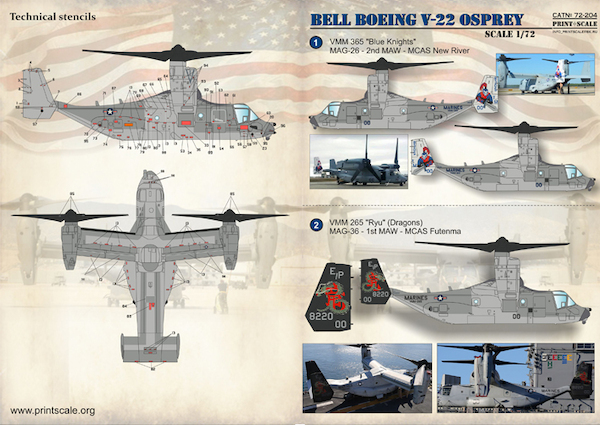 Bell Boeing V22 Osprey PRS72-204