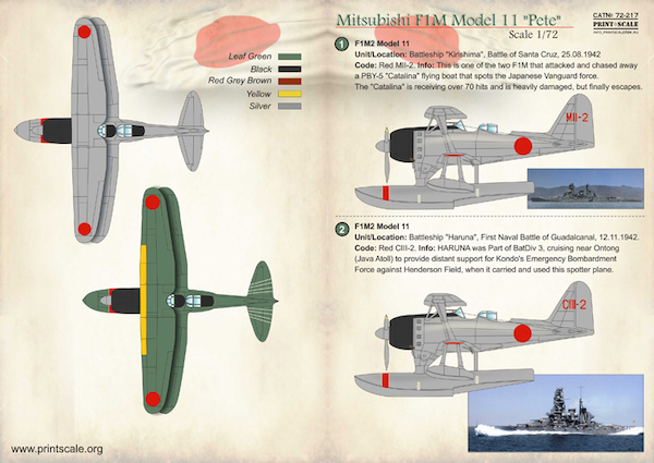 Mitsubishi F1M Pete  PRS72-217