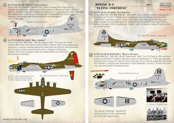 Boeing B-17G Flying Fortress Part1 PRS72-236