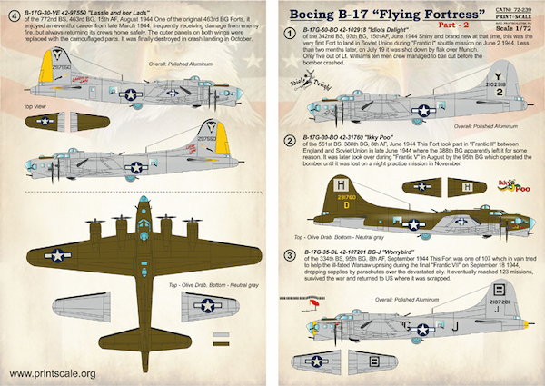 Boeing B-17G Flying Fortress Part2  PRS72-239